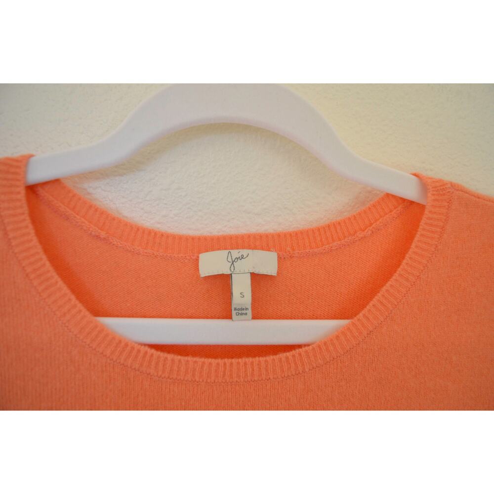 Joie Cashmere Melon Orange Sweater Size Small - Picture 3 of 6
